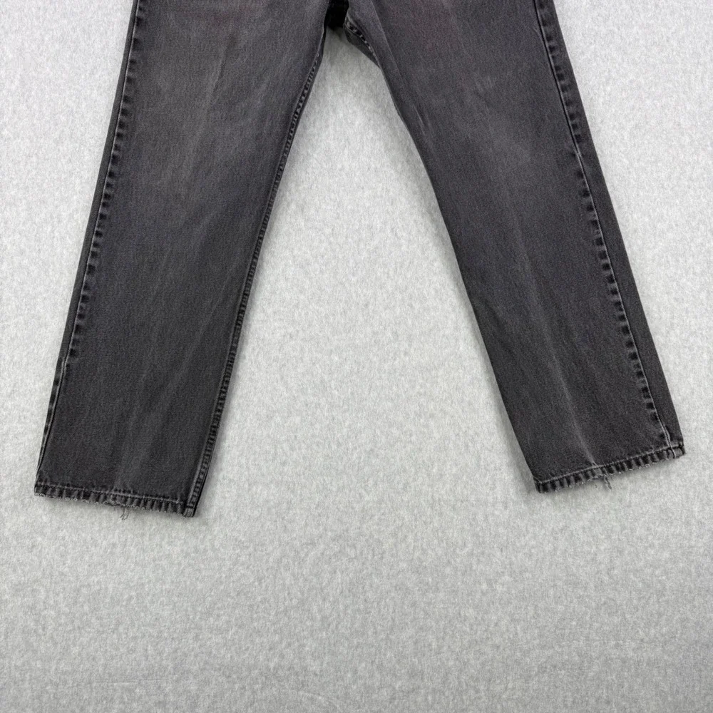 Vintage Levis 505 Jeans‎ Mens Fits 36x29 Black Denim Faded Straight Leg Casual